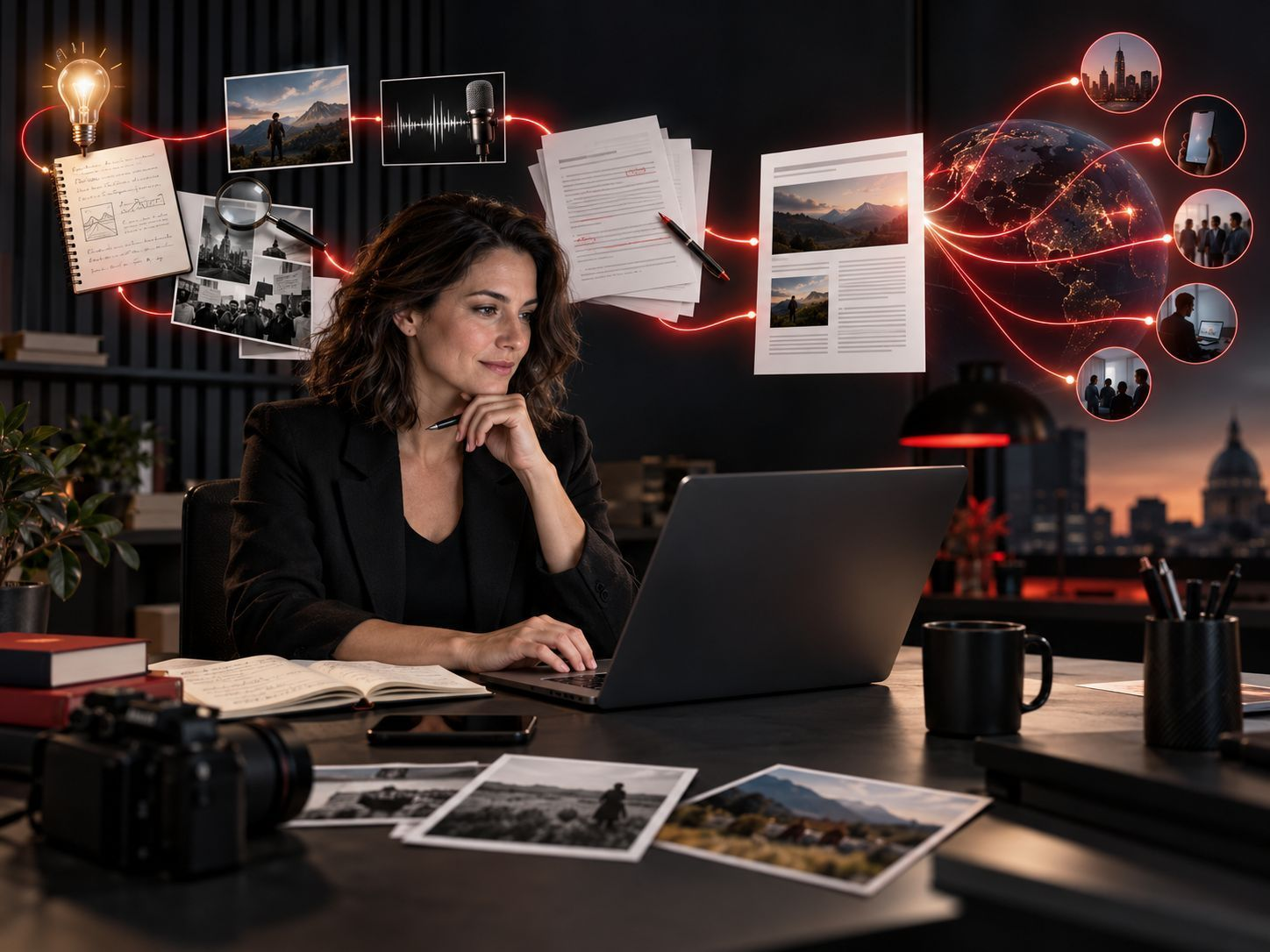 From Idea to Audience: A Connected Story